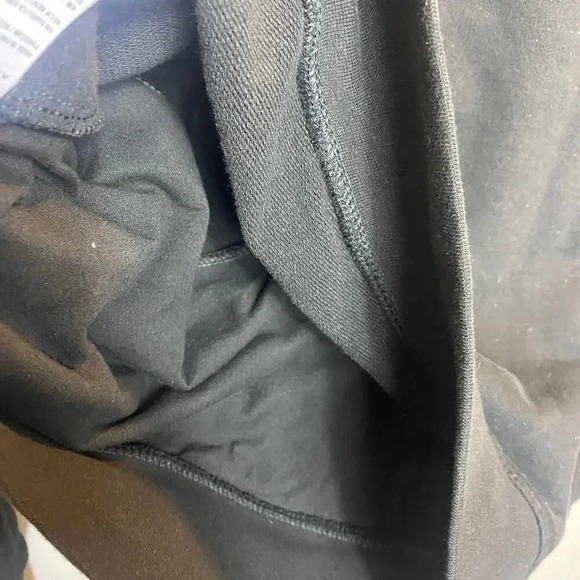 NWT American Eagle Outfitters Quarter Zip Sweatshirt Oversized Fit Black Size S - Picture 6 of 6